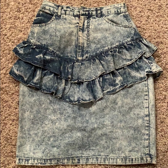 80s denim skirts